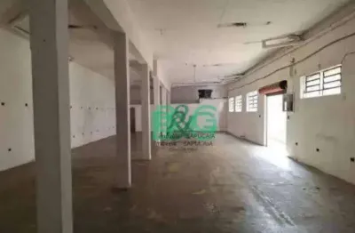 Salão para alugar, 192 m² por r$ 3.500,00/mês - jardim santa maria - são paulo/sp