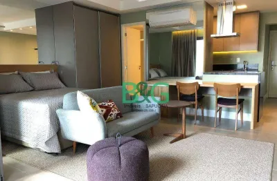 Apartamento com 1 dormitório à venda, 43 m² por r$ 800.000 - brooklin paulista - são paulo/sp