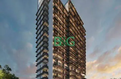 Studio com 1 dormitório à venda, 24 m² por r$ 397.545,09 - santo amaro - são paulo/sp