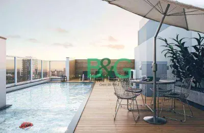 Apartamento com 2 dormitórios à venda, 40 m² por r$ 449.786,77 - vila firmiano pinto - são paulo/sp