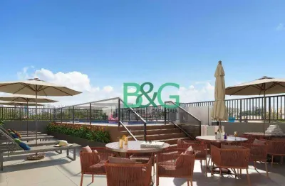 Apartamento com 2 dormitórios à venda, 34 m² por r$ 387.107,36 - vila romana - são paulo/sp