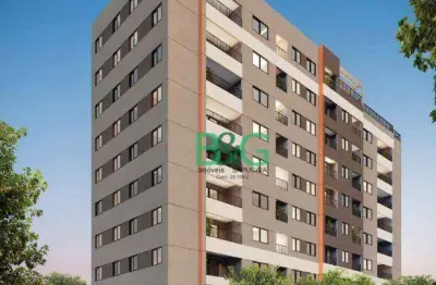 Apartamento com 2 dormitórios à venda, 35 m² por r$ 340.393,98 - tatuapé - são paulo/sp