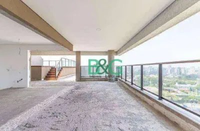 Cobertura com 4 dormitórios à venda, 343 m² por r$ 6.500.000 - morumbi - são paulo/sp