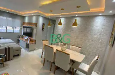 Apartamento com 2 dormitórios à venda, 65 m² por r$ 449.000,00 - vila são vicente - são paulo/sp