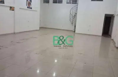 Salão para alugar, 170 m² por r$ 6.560,00/mês - jardim são joão - guarulhos/sp