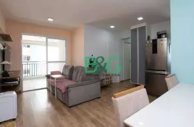 Apartamento com 3 dormitórios à venda, 75 m² por r$ 884.000 - jardim flor da montanha - guarulhos/sp