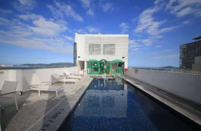 Studio com 1 dormitório à venda, 36 m² por r$ 558.825,00 - josé menino - santos/sp