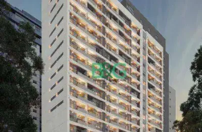 Apartamento com 1 dormitório à venda, 29 m² por r$ 355.089,00 - santo amaro - são paulo/sp