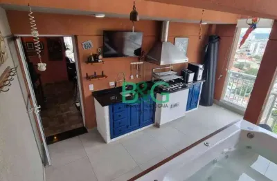 Cobertura com 2 dormitórios à venda, 86 m² por r$ 1.045.000,00 - parque da vila prudente - são paulo/sp