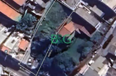 Terreno à venda, 410 m² por r$ 480.000,00 - jardim itacolomi - são paulo/sp