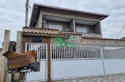 Casa com 2 dormitórios à venda, 45 m² por r$ 128.958,57 - ribeiropolis - praia grande/sp