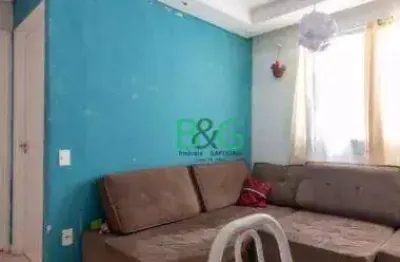 Apartamento com 2 dormitórios à venda, 38 m² por r$ 169.000,00 - colônia - são paulo/sp