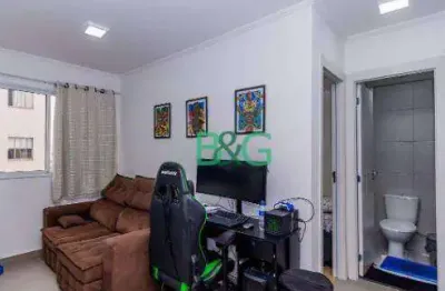 Apartamento com 2 dormitórios à venda, 46 m² por r$ 429.000,00 - barra funda - são paulo/sp