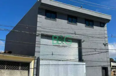 Galpão para alugar, 300 m² por r$ 8.199,00/mês - jardim maite - suzano/sp