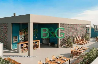 Studio com 1 dormitório à venda, 41 m² por r$ 323.258,95 - vila guarani (zona sul) - são paulo/sp