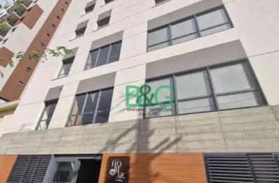 Apartamento com 1 dormitório para alugar, 20 m² por r$ 3.680/mês - mirandópolis - são paulo/sp