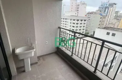 Apartamento com 1 dormitório à venda, 35 m² por r$ 410.000 - república - são paulo/sp