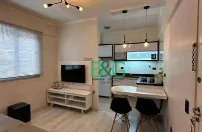 Apartamento com 1 dormitório à venda, 33 m² por r$ 460.000,00 - consolação - são paulo/sp