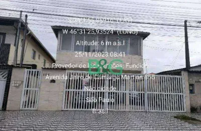 Casa com 2 dormitórios à venda, 45 m² por r$ 141.595,42 - samambaia - praia grande/sp