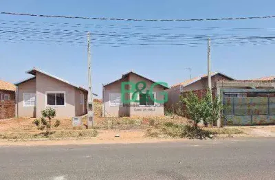 Casa com 2 dormitórios à venda, 54 m² por r$ 82.667,38 - conjunto habitacional mão divina - araçatuba/sp