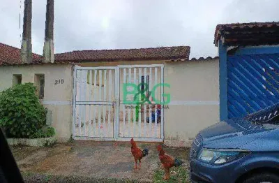 Casa com 2 dormitórios à venda, 56 m² por r$ 162.260,69 - jd nossa senhora do sion - itanhaém/sp
