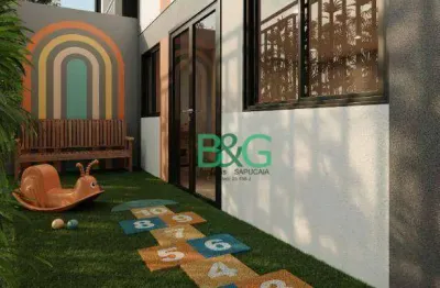 Apartamento garden com 2 dormitórios à venda, 46 m² por r$ 369.323,47 - jardim oriental - são paulo/sp