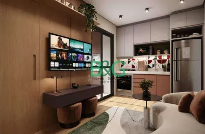 Apartamento com 1 dormitório à venda, 39 m² por r$ 351.084,56 - jardim oriental - são paulo/sp