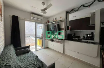 Apartamento com 2 dormitórios à venda, 73 m² por r$ 387.000,00 - vila guilhermina - praia grande/sp