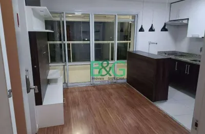 Apartamento com 1 dormitório, 43 m² - venda por r$ 565.000,00 ou aluguel por r$ 3.839,00/mês - campo belo - são paulo/sp