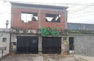 Casa com 2 dormitórios à venda, 72 m² por r$ 135.443,75 - parque das bandeiras - são vicente/sp