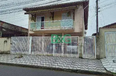 Casa com 2 dormitórios à venda, 40 m² por r$ 122.853,09 - balneário maracanã - praia grande/sp