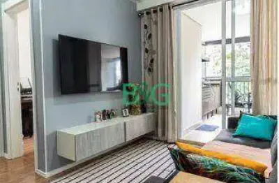 Apartamento com 2 dormitórios à venda, 68 m² por r$ 794.000,00 - santo amaro - são paulo/sp