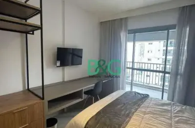 Apartamento com 1 dormitório à venda, 26 m² por r$ 625.000,00 - moema - são paulo/sp