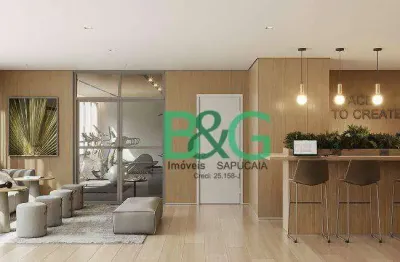 Apartamento com 1 dormitório à venda, 31 m² por r$ 404.635,30 - tatuapé - são paulo/sp