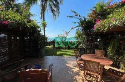 Casa com 5 dormitórios à venda, 458 m² por r$ 6.500.000,00 - balneário praia do pernambuco - guarujá/sp