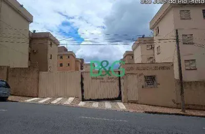 Apartamento à venda, 46 m² por r$ 85.466,19 - jardim santa lúcia - são josé do rio preto/sp