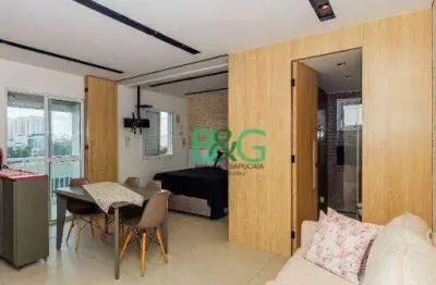 Apartamento com 1 dormitório à venda, 38 m² por r$ 389.000 - barra funda - são paulo/sp