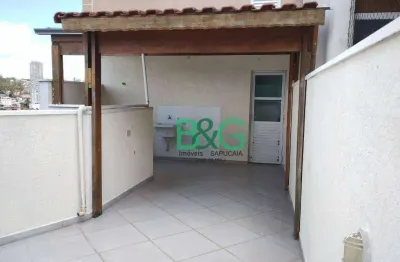 Cobertura com 2 dormitórios à venda, 73 m² por r$ 330.000 - vila junqueira - santo andré/sp