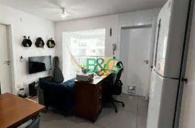 Apartamento com 1 dormitório à venda, 40 m² por r$ 374.000 - brás - são paulo/sp