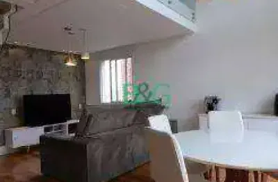 Apartamento duplex com 1 dormitório à venda, 90 m² por r$ 579.000,00 - vila suzana - são paulo/sp