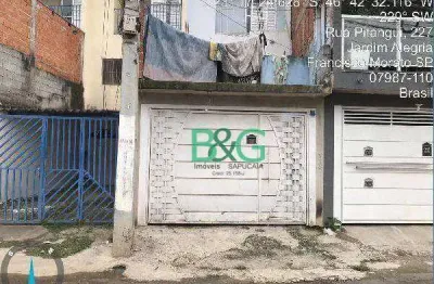 Casa à venda, 55 m² por r$ 134.784,21 - jardim alegria - francisco morato/sp
