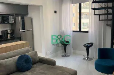 Apartamento duplex com 1 dormitório à venda, 49 m² por r$ 750.000 - vila olímpia - são paulo/sp