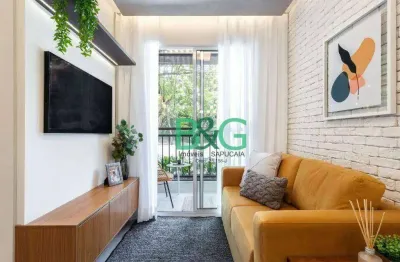 Apartamento com 2 dormitórios à venda, 39 m² por r$ 384.800,00 - mooca - são paulo/sp