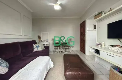 Apartamento com 2 dormitórios à venda, 72 m² por r$ 384.800,00 - maracanã - praia grande/sp