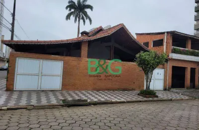 Casa à venda, 200 m² por r$ 530.000,00 - aviação - praia grande/sp