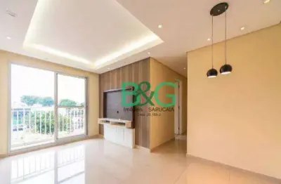 Apartamento com 3 dormitórios à venda, 65 m² por r$ 424.000 - vila homero thon - santo andré/sp