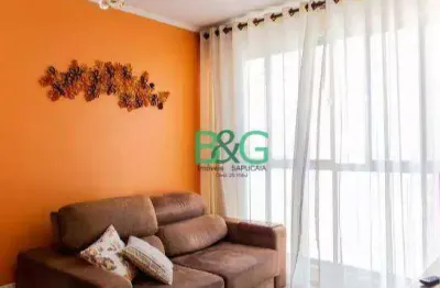 Apartamento com 2 dormitórios à venda, 69 m² por r$ 349.000 - vila dora - santo andré/sp