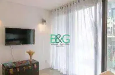 Apartamento com 1 dormitório à venda, 35 m² por r$ 614.000 - brooklin - são paulo/sp