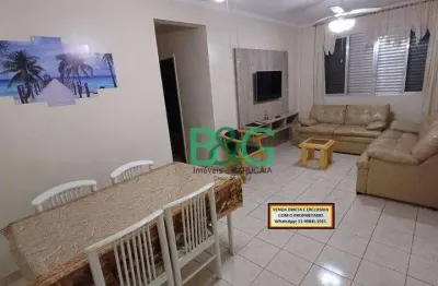 Apartamento com 2 dormitórios à venda, 50 m² por r$ 312.000 - tupi - praia grande/sp