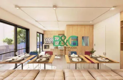 Apartamento à venda, 27 m² por r$ 420.946,45 - vila buarque - são paulo/sp